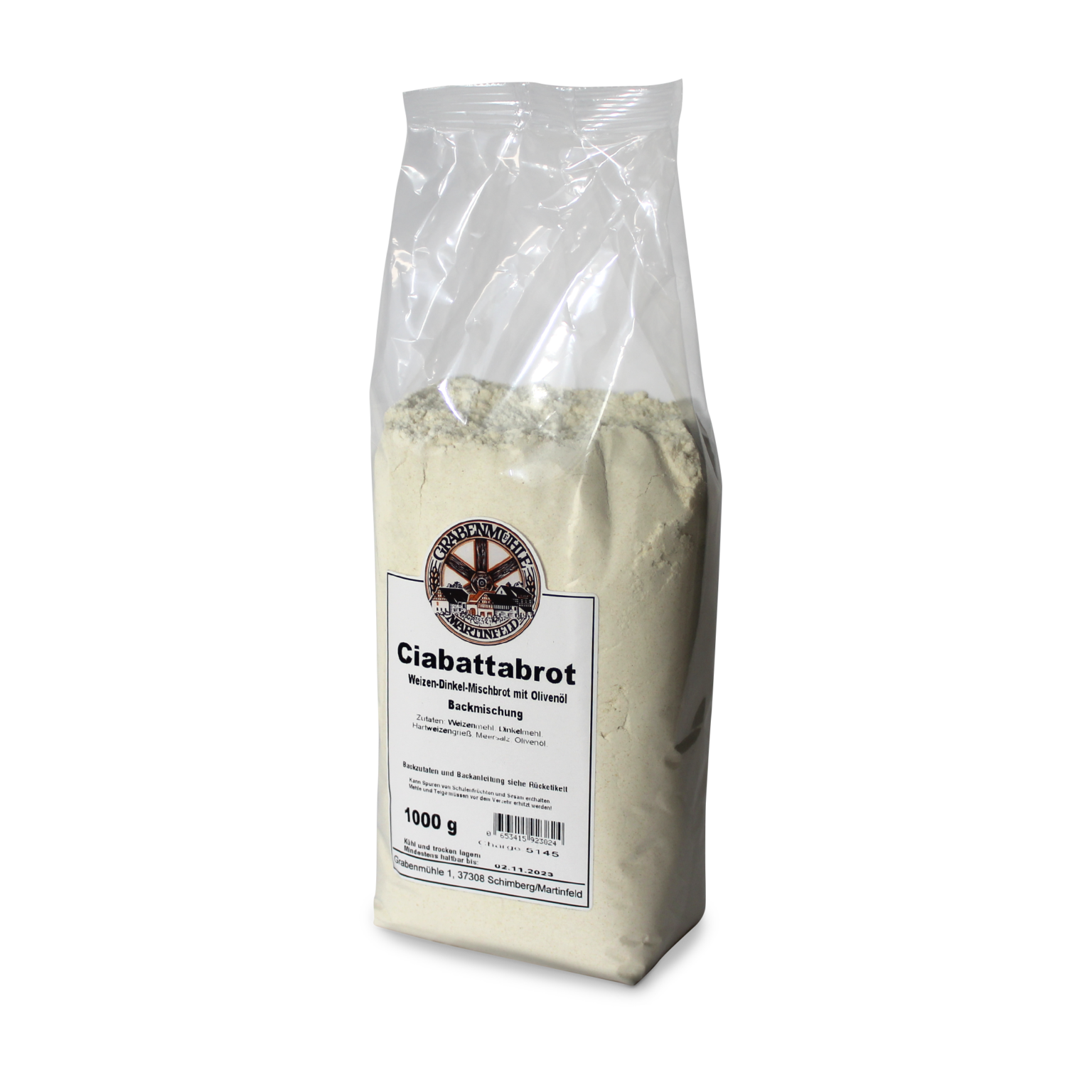 Ciabattabrot-Backmischung - grabenmuehle.de